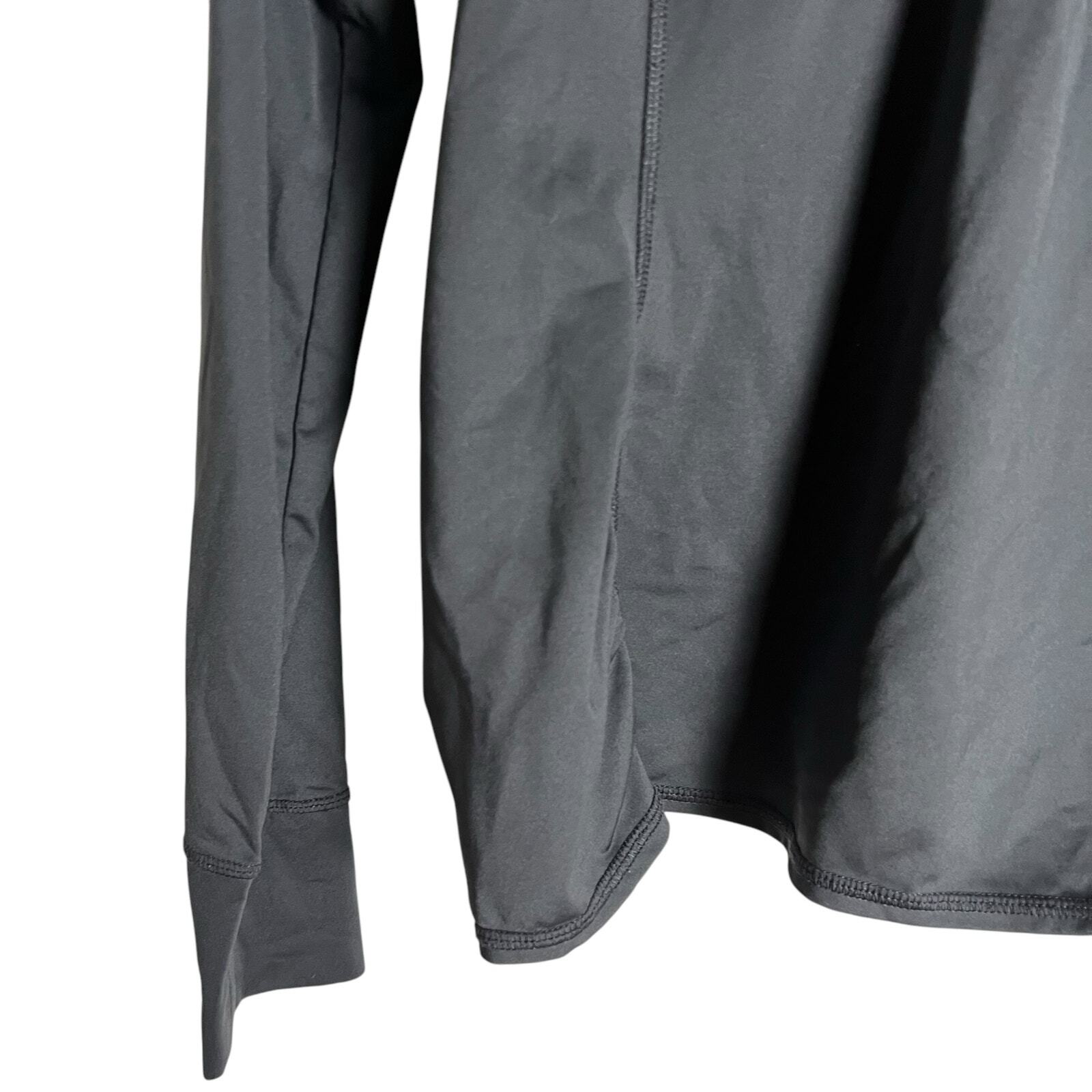 Athleta Interpid Sun Shield Gray Long Sleeve Quar… - image 5