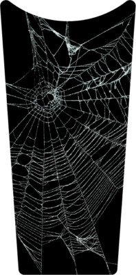 Spider Web Dash Insert. Fits 89-07 Electra Glide & 02-07 Road Glide