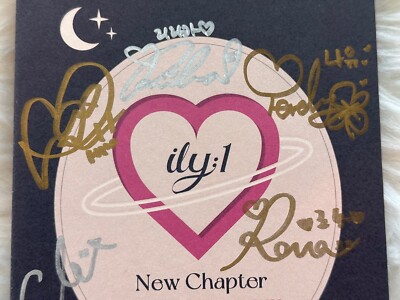 ILY:1 - ALL MEMBER Autograph(Signed) PROMO ALBUM KPOP | eBay
