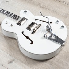 Gretsch G7593t Billy Duffy Signature Falcon Hollowbody Guitar, White Lacquer