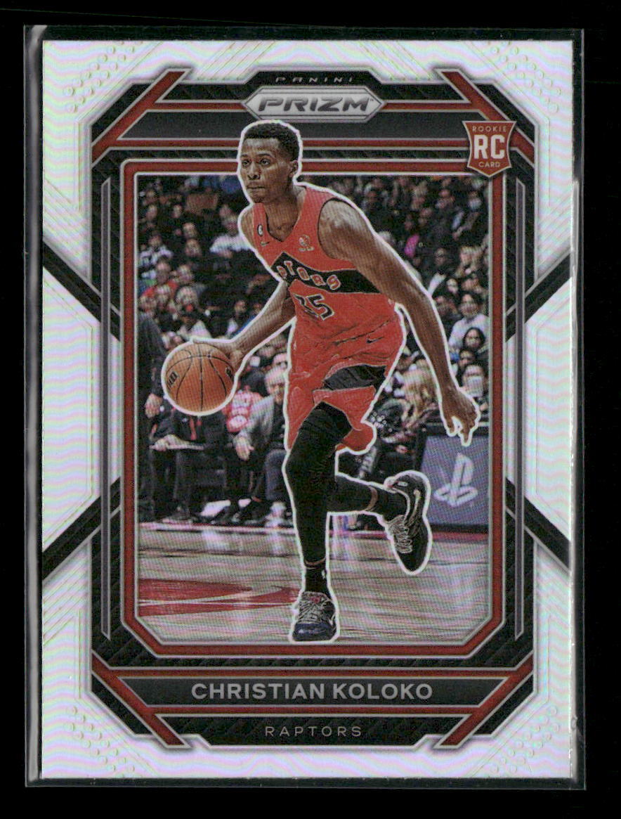 2022-23 Panini Prizm #265 Christian Koloko Prizms Silver