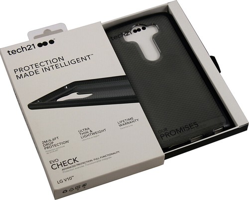 Tech21 EVO CHECK CASE COVER + TEMPERED GLASS SCREEN PROTECTOR FOR LG V10 PHONE - Picture 2 of 15