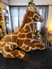 FAO Schwarz Giraffe Plush 12 inch Sitting