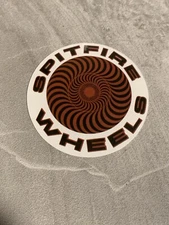 Spitfire 2.5” Inch Skateboard Sticker Waterproof Red White Decal