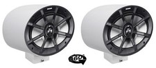  2 kicker PS69 6x9" 360  Swivel White Aluminum Surface Mount Boat Speakers
