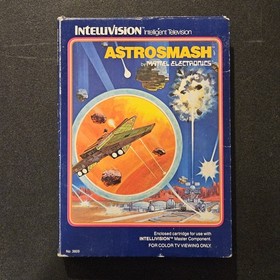 Lot Of 5 Intellivision Games Astro, Triple Action, Space Armada, Star Strike Etc