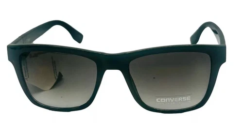 Converse Black Mens Sunglass Square Plastic Smoke Gradient Lens H106 - Picture 2 of 5