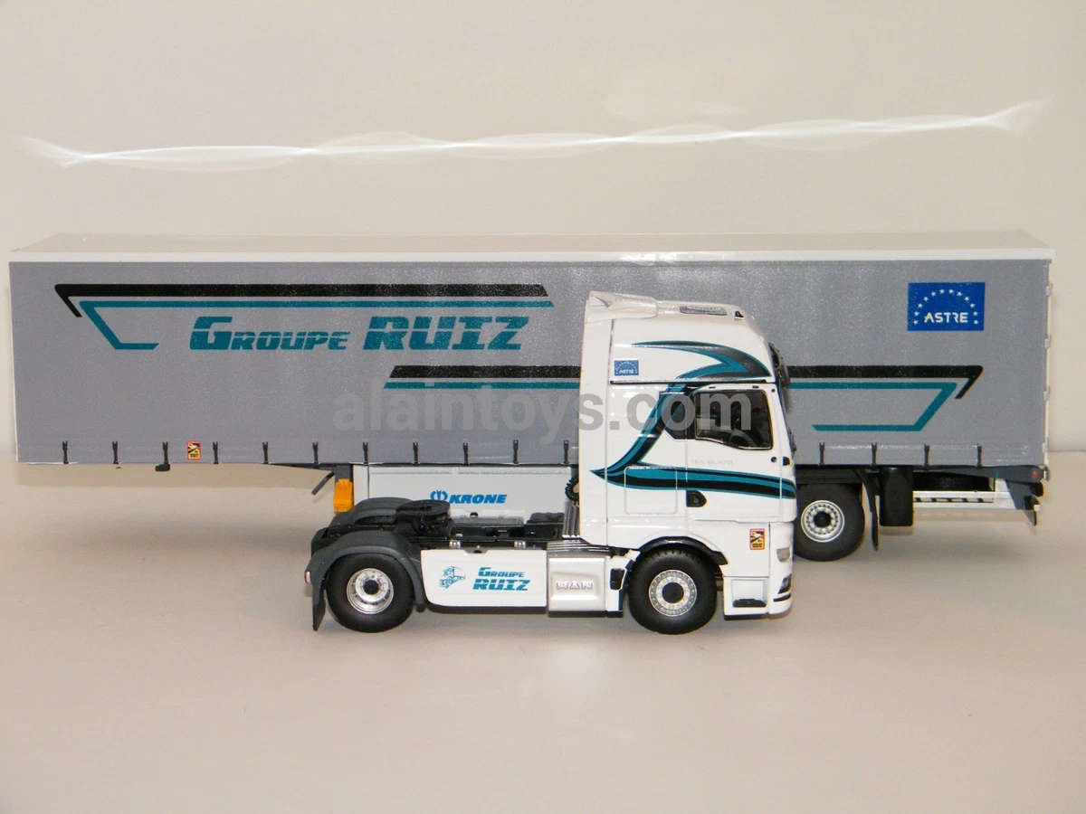 MAN TGX GX TAUTLINER TRANSP GROUPE RUIZ ELIGOR 1/43 Réf 118072 , c'est le seul