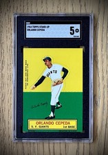 🔥1964 Topps Stand Up - Orlando Cepeda - SGC 5 - Giants