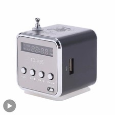Portable Mini Bluetooth Speaker FM Radio MP3 Player TF Card USB 3W LED
