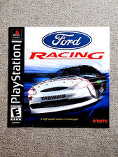 Ford Racing Instruction Manual Only - PlayStation