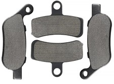 Front and Rear Brake Pads for Harley Davidson Fatboy, Softail Deluxe, Heritage