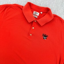Callaway Golf Polo Shirt Men's XL Big Bertha Pique Red The Bandit Raccoon Logo