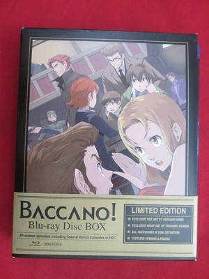 Baccano! Complete Series Anime Bluray Limited Edition USA Version Aniplex