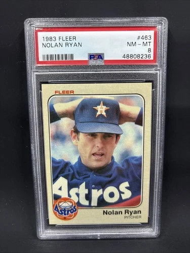 1983 Fleer - Nolan Ryan #463 PSA 8