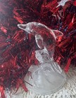 vintage cristal d'arques 24% Lead Crystal Dolphin Figurine On Frosted Wave Base — photo 2