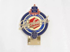 BRASS GOLDEN DECAL BADGE EMBLEM FOR VINTAGE PACKARD 100TH ANNIVERSARY CAR GRILL
