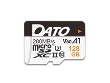 DATO Lightning 128GB microSDXC Card, UHS-II U3 V60 A1, Up to 280/180MB/s, for
