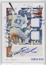 2020 Panini Diamond Kings DK Material Signatures Edwin Rios #DKMS-ER Auto 6ks