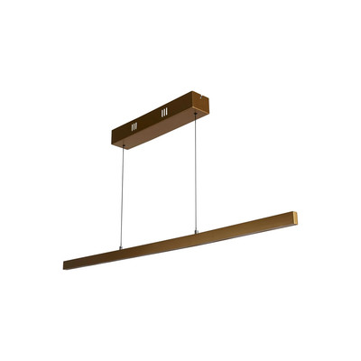 Searchlight LED-Hängelampe Layla linear gold höhenverstellbar CCT Deckenlampe