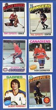 O Pee Chee Lot of 6 NHL Hockey Cards all are Hall of famers 17178