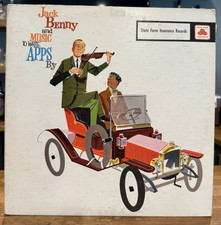 Jack Benny Music To Write Apps By LP State Farm Promo 1960 VG+ NM w/ Booklet