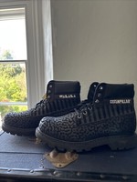 CAT Boots X Walala Black Leather Uk Size 9