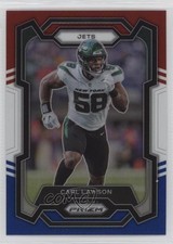 2023 Panini Prizm Red White & Blue Prizm Carl Lawson #231 fm0
