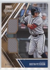 2017 Elite Extra Edition Dual Materials Holo Gold 57/99 Dustin Peterson 0e2x