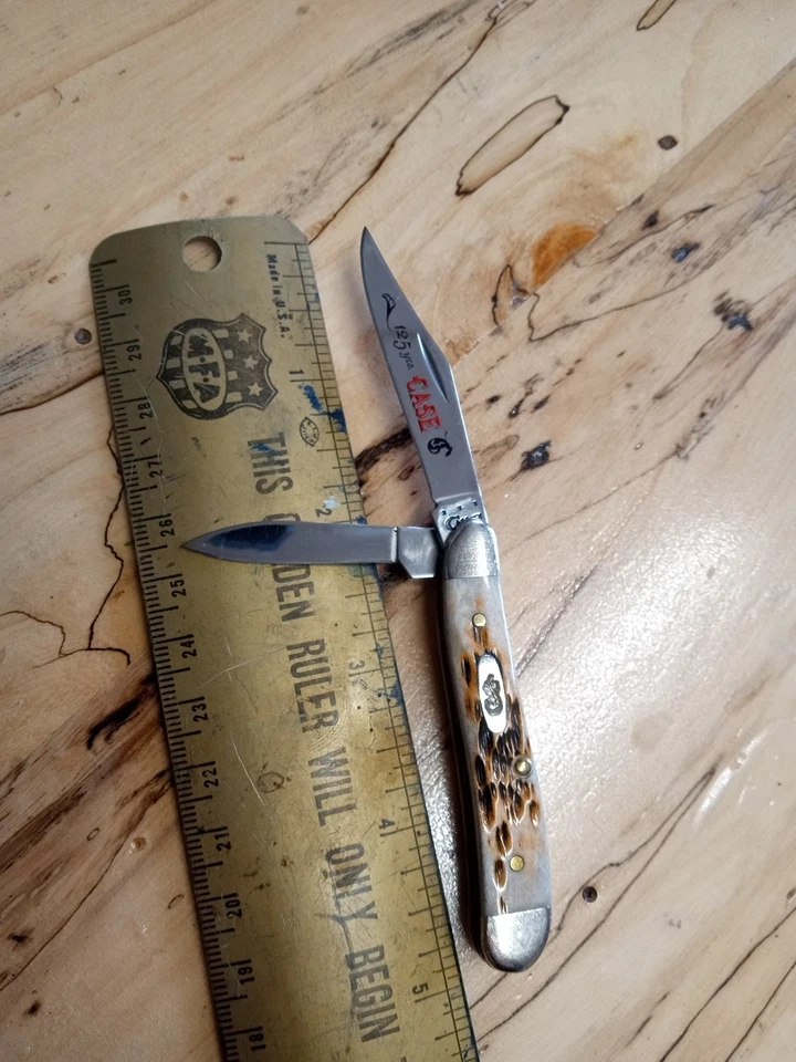 Estuche Peanut 125 Edición Aniversario con Mango de Hueso Quemado Foto 3 de 4