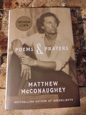Product Image: "Poems & Prayers" by Matthew McConaughey Signed HC 1st 2025 FAST SHIPPER
