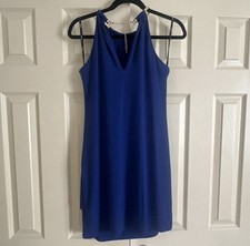 Womens Blue Prom Dress Kensie Size 2 Formal Dress Golden Chain Night Dress