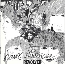 Klaus Voormann artist REAL hand SIGNED Beatles Revolver CD JSA COA Autographed