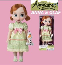 Disney Animators' Collection Anna  Olaf Frozen Doll 16  NEW IN BOX 
