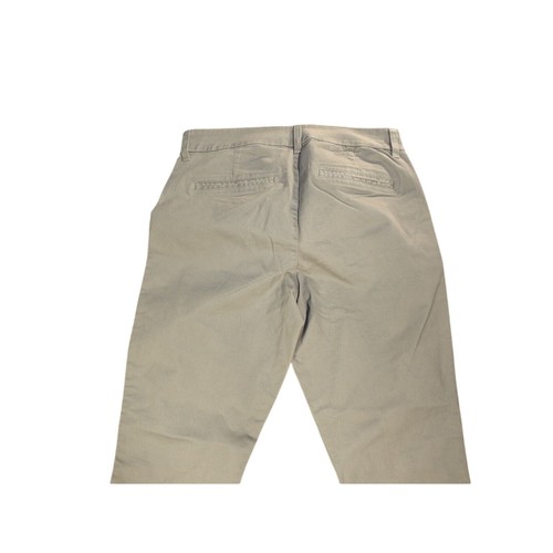 Old Navy Chino Pants Women's 6 Tall Khaki Cotton Flat Front Skinny Leg Zip-Fly - Picture 6 of 12