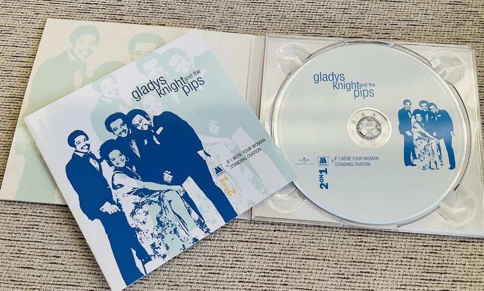 Gladys Knight and the Pips - 8 original Tamla Motown albums on four "2 on 1" CDs - Image 2 of 4
