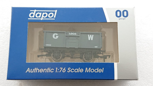 Dapol 4F-030-033 GWR 16t Stahl Mineral Wagon No.18622 Spur OO NEU | Zustand: New