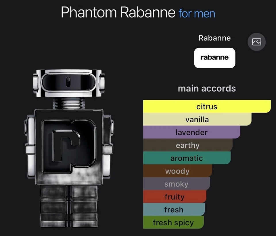 Phantom by Paco Rabanne 3.4 oz EDT Cologne Men Brand New In Original Box Sealed - Image 4 of 4