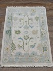 Bohemian Oushak Rug, Oushak Turkish Rug, Hand Made Contemporary Rug, 2x3 Ft — photo 8
