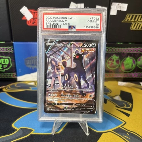 Umbreon V  TG22/TG30 - Pokemon TCG - Brilliant Stars-Trainer Gallery - PSA 10