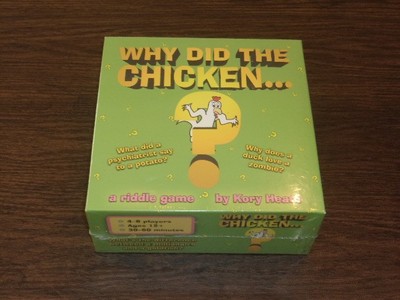 NIB 2004 Why Did the Chicken...? Board Game By Play Again Games