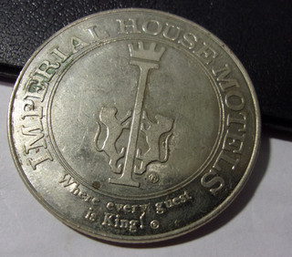 IMPERIAL HOUSE MOTELS CASINO $1 ONE DOLLAR GAMING SLOT TOKEN