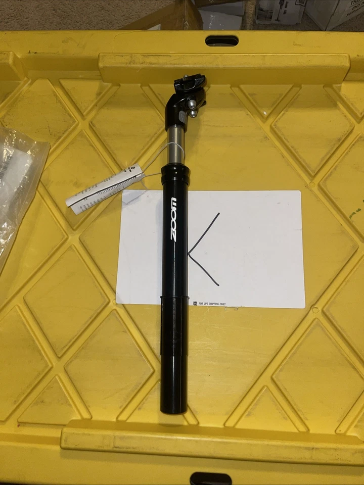 Zoom Suspension Seatpost 30.9mm Black Alloy Bicycle Seat Post Shock H2024 ISO-C - Image 2 of 4