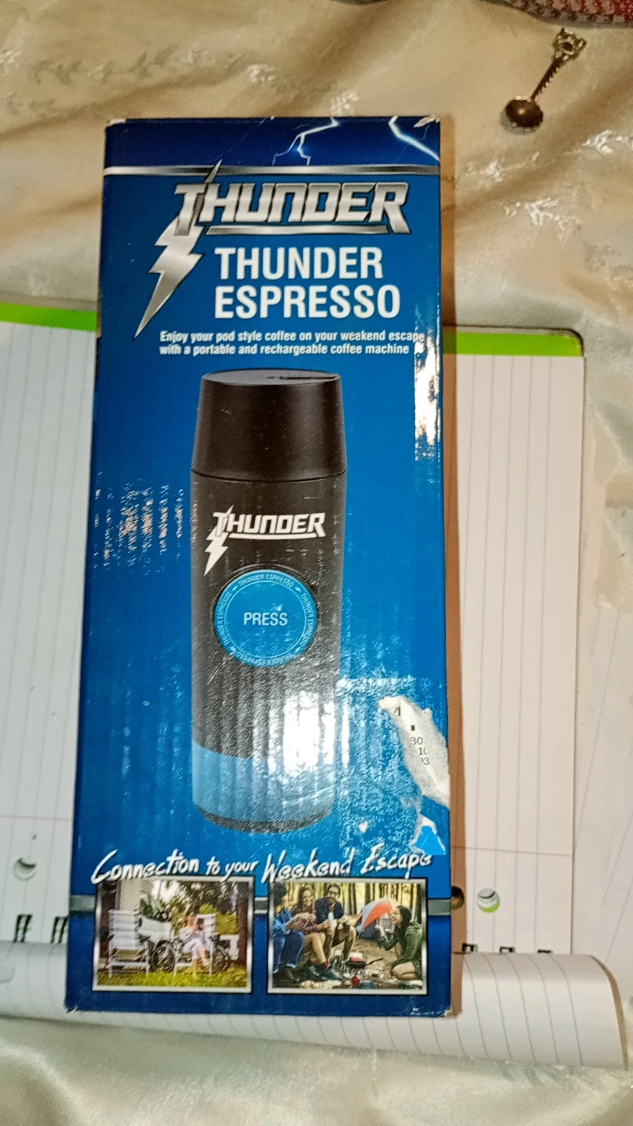 Portable Electric Espresso Coffee Machine Cordless Heating Double Serve G0Q7