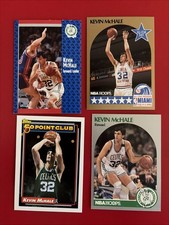 Kevin McHale - 4 Card Lot - Vintage Modern NBA Basketball Celtics (4b)