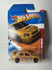 Hot Wheels Thrill Racers Subaru Impreza Yellow HC25
