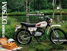 YAMAHA DT50M SALES ADVERT POSTER
