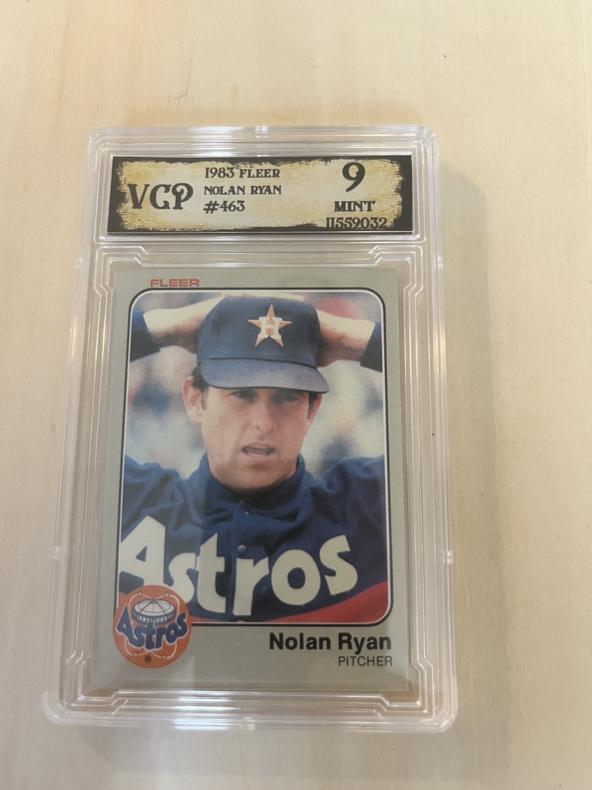 Nolan Ryan Graded Mint 9! 1983 Fleer - Nolan Ryan #463