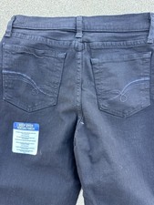 Riders by Lee Boys Black Straight Jeans Size 6 Regular Fit Dark Wash Denim