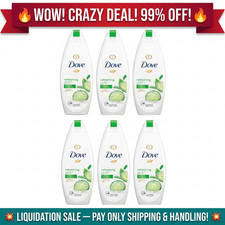 DOVE Green Tea  Cucumber Body Wash, 500ml - 6 PK EXPIRED-FORMULA WATERED DOWN 